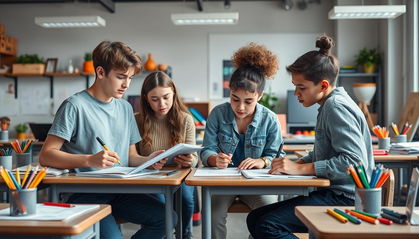 Students and educational resources in a modern learning environment